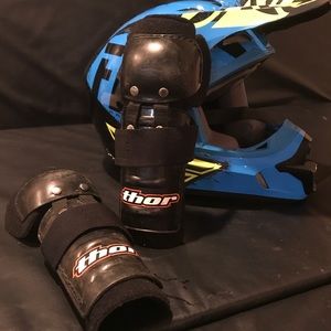 Thor youth small knee/shin guard